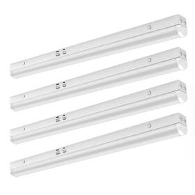 Wyzm 313104215264 4-pack 3.38 Ft. 35/ 40/45-watt Adjustable Led White Shop Light For Garage/worksh