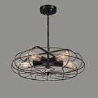 X17000055t Pendant Lights Ceiling Fan Cage Lamp Shade Industrial 652670817947