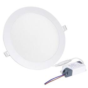 X-cll-11-004-15w-07 Xcceries 15w Round Led Recessed Ceiling Panel Fixture Down Light Lamp Cool White Bulb