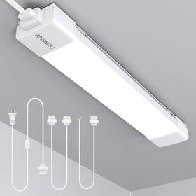 Lq-sf-1643-b Xiaiqi Led Tube Light Fixture With Plug 1.4ft 1800lm 5000k Utility Shop Linkabl