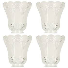 B0937dth6m Xiding Clear And Frosted Ceiling Fans Light Covers Glass Shade Transitional Style Replac