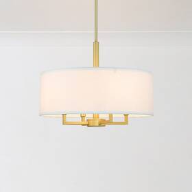 Xb-p1296-sb Xinbei Lighting Modern Pendant Light Adjustable Chandelier Drum Ceiling Living Room