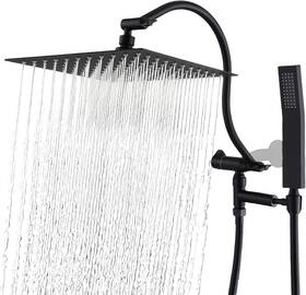 Rcb-12-ygh Xuokaer Rain Shower Head With Handheld Spray 12 Inch Square And Hand