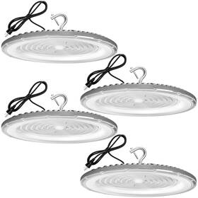 250w-5000k-ufo-high Xycn 4 Pack 250w Ufo Led High Bay Light 120vac 5000k Daylight Commercial