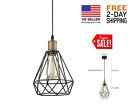 Yb-t2021du Yobo Lighting Vintage Oil Rubbed Bronze Polygon Wire 706795299840