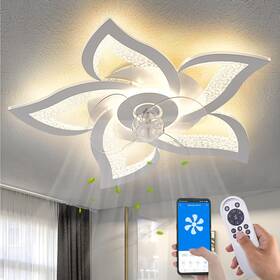 Yf-fsd01 Yfrest Ceiling Fan With Lights Remote Control White Personalized L