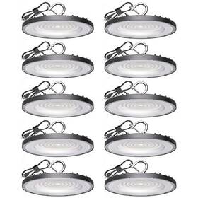 200w Yihuven 756190985213 10 Pack Ufo Led High Bay Light 30000 Lm 5000k Daylight Commercial Hig