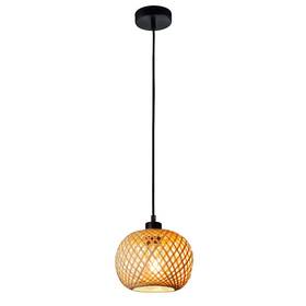 Ykg2018p0101101-us Yikege Licht 1-light Bohemian Modern Wicker Rattan Pendant Light Farmhouse Woven 7.87