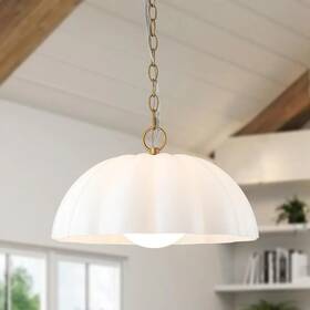 Ynl001  Yinsp Yftinsp 16 Inch Milk Glass Gold Pendant Light Modern Hanging Fixture Kitchen Island