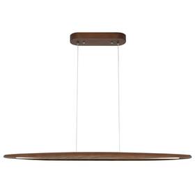 Yisdesign 764690356778 39 Inch Wood Linear Pendant Light Led Dimmable Hanging Fixture Dinning Room