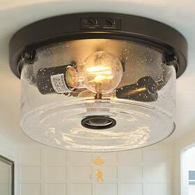 T-ydgyxdd1013 Yisuro Motion Sensor Outdoor Ceiling Light Flush Mount Porch Exterior