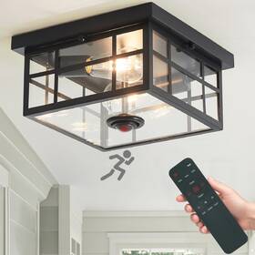 Ccl01 Yjxgdil Upgraded Motion Sensor Outdoor Ceiling Light With Remote Control 4 Li