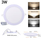 Yk2018 Excelvan Pack Natural White Led Panel Light Round Ceiling Downlight