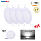 Yk2022 Excelvan Led Recessed Ceiling Panel Spotlights Bulb Lamp Downlight Cool