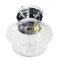 Yol-81fh-pc Dainolite Incandescent Flush Mount Pc Glass Yolanda 065214993166