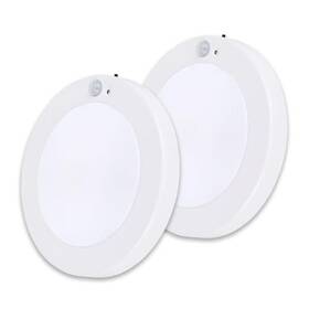 Yoonlit 600310144779 Flush Mount Motion Sensor Led Ceiling Light 2-pack 5000k-white Finish