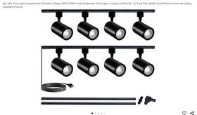 Ytl01-20w Yuemegou J&l Type Dimmable Led Track Lighting Kit 12-light 25w 2700lm