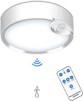 Yurnero 711181353679 Battery Operated Lights Ceiling Light With 400lm Dimmable 3000k/6000k