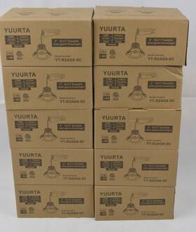 Yt-r4ag12-5c Yuurta Lot X10 2ftft 9w 5cct Tunable Anti Glare Downlight Recessed Ceiling Light