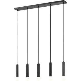 1956p-5l-mb Z-lite Stari Linear Chandelier Ceiling Light In Matte Black