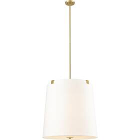 3501p24-mgld Z-lite Weston 6 Light 24 Inch Modern Gold Pendant Ceiling