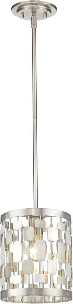Z-lite 430mp-bn Z-lite 1 Light Mini Pendant Brushed Nickel 9.75x6.00x6.00