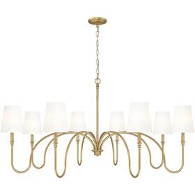 4505-8rb Z-lite Jisele 8 Light 58.75 Inch Rubbed Brass Chandelier Ceiling