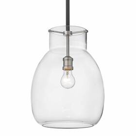 476p-rod-mb-bn Z-lite 476p-rod Bella 12 Inch W Pendant - Black