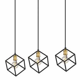 478-3l-brz-obr Z-lite 478-3l Vertical 3 Light 34 Inch W Linear Pendant - Multicolor