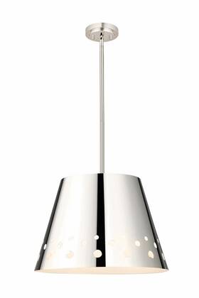 6014-18pn Z-lite - Katie 1 Light Chandelier-polished Nickel Finish