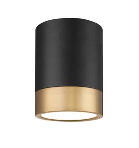 Z-lite 685659193978 1006f6-led Algar 6 Inch W Led Flush Mount Ceiling Fixture - Matte Black /