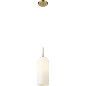 732p17-hbr Z-lite Monty 1 Light 5.25 Inch Heritage Brass Pendant Ceiling