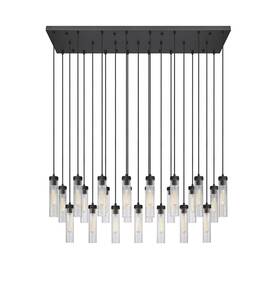 740p-23l-mb Z-lite 740p-23l Beau 23 Light 54 Inch W Suspension Linear Pendant - Black
