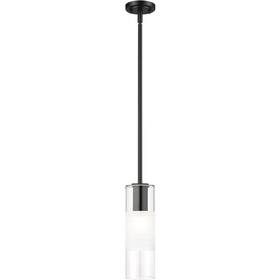 824p-rod-mb Z-lite Alton 1 Light 4.75 Inch Matte Black Pendant Ceiling