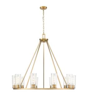 826-10mgld Z-lite - Titus 10 Light Chandelier-28 Inches Tall And 46 Wide-modern