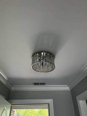 872ch-rf12 Z-lite Terra 3 Light 12 Inch Chrome Flush Mount Ceiling In 3.5