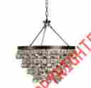 Z1000 Robert Abbey New-authentic Bling Chandelier 4 Light In Deep Patina Finish