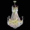 Z3026g20 Unbranded Empire Collection 9 Light Gold Finish And Clear Crystal Chandelier