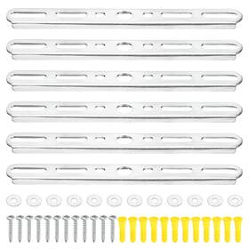 Zaplyte 634149267163 6 Set 150mm 5.9 Inch Ceiling Light Plate Kit Fixture Mounting Crossbar Nuts