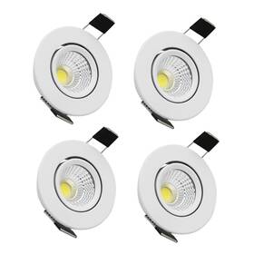 Cri80 Zdpcyt 743447009730 Led Recessed Downlight 110v Dimmable 3wcob Spotlight Lamp Daylight