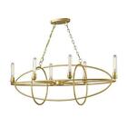 Zl.3000-6sg Persis Chandelier In Satin Gold 685659062564