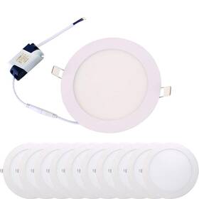 Pf-089z-14 Zoostliss 18w 8 Inch Cool White Ultra Thin Led Panel Downlight Round Ceiling Recessed Spot