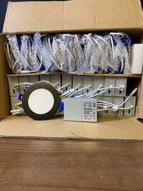 Lbt-4rpl-09 Zouzai White Downlight 4 In Ultra-thin Led Recessed Slim Panel Light 24 Pack