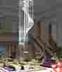 Zqa0625-1 Cz Crystal Ceiling Lamp Stair Light Fixtures Curtain Pendant Chandelier