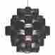 Zul-3634-pc-bk Dainolite 9 Light Zulu Pendant Black 065214363419