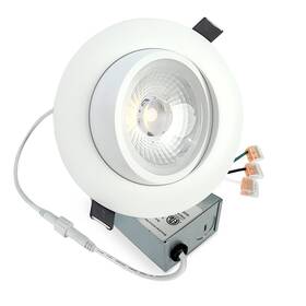 Gem05 Zyshen 4 Inch Gimbal Led Recessed Light 360 90 Adjustable Directional Ceili
