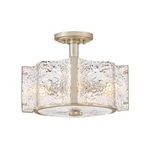Fredrick Ramond Florian Light Medium Semi-flush Mount, Glacial FR41601GG. Fixed Price $407.15.