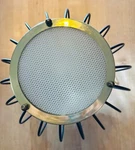 Set Of 3 Lightolier Vintage Flush Mount Ceiling Lights. Fixed Price $4000.00.