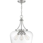 Savoy House Lighting 7-4034-3-SN Octave Pendant Satin Nickel. Fixed Price $352.00.