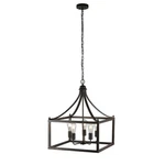 Chloe Lighting Ryder Farmhouse 5 Antique Wood Finish Hanging Ceiling.... Fixed Price $147.96.
